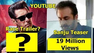 Watch Will Race 3 Trailer Beat Sanju Teaser Record On Youtube In 24 Hours? Video