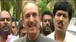 Watch Ghulam Nabi Azad addresses the media on Karnataka election results 2018 Video