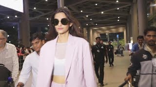 Watch Sonam Kapoor RETURNS From CANNES 2018, Spotted At Airport Video