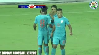 Watch India vs Macau ||Asian Cup QUALIFIES|| All Goals in HD Video