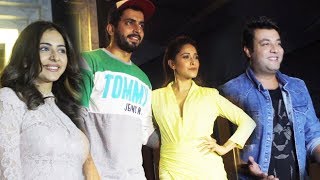 Watch Nushrat Bharucha Celebrating Her Birthday With Industry Friends Video