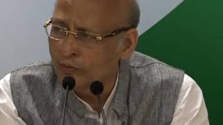Watch AICC Press Briefing by Abhishek Singhvi on Supreme Court's floor test order in Karnataka Assembly Video
