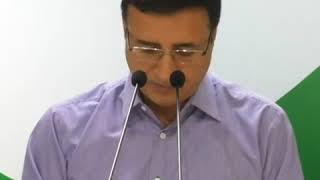 Watch AICC Press Briefing Highlights Randeep Surjewala Video