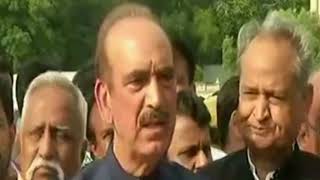 Watch Ghulam Nabi Azad addresses media after BS Yeddyurappa resigns as CM Video