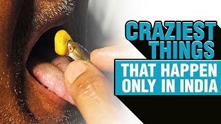 Watch Shocking Craziest things that happen only in India 2016 Video