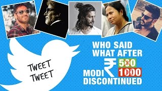 Watch Who said what after Narendra Modi discontinued Rs 1000 and Rs 500 notes Video