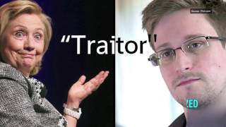 Watch Snowden's one tweet destroys the chance of presidency for Hillary Clinton Video
