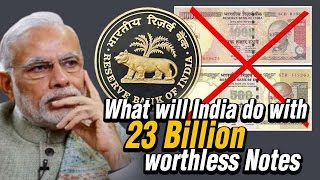 Watch What will India do with 23 billion worthless bank notes? | Ban on Rs 500 & Rs 1000 | India Matters Video