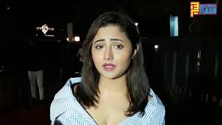 Watch Rashmi Desai Full Interview In Hot Dress - Palash Muchhal Birthday Party 2018 Video