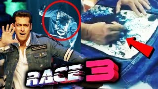 Watch Salman Khan PAINTING His Jacket From RACE 3 - Watch Video Video