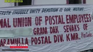 Watch Post Office Employees Held Protest,Demanding Pay Commission Implementations Video