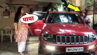 Watch Sara Ali Khan With Father Saif Ali Khan SPOTTED At Bandra Video