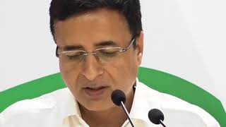 Watch AICC Briefing by Ashok Gehlot and Randeep Singh Surjewala on 4 Failed Years of Modi's Govt Video