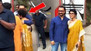 Watch Aamir Khan And Kiran Rao Spotted At Mehboob Studio Video