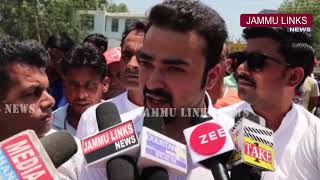 Watch NC Udhampur Youth Wing protests against surging fuel prices Video