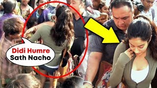 Watch Janhvi Kapoor DANCING With Poor Kids On Street Will Melt Your Heart Video