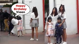 Watch Aishwarya Rai With Aaradhya & Shilpa Shetty At Viaan's Birthday Bash Video