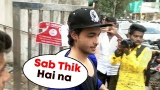 Watch Aayush Sharma Spotted Outside A Clinic At Bandra Video