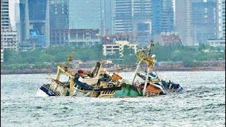 Watch Floating cruise restaurent drown near bandra worli sea link Video