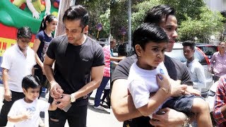 Watch Tusshar Kapoor Spotted At GYM With His Son In Bandra Video