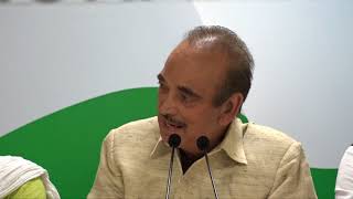 Watch Ghulam Nabi Azad Addresses Media at Congress HQ on 4 Years of Modi Govt Video