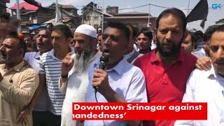 Watch Shutdown in Downtown Srinagar against â€˜police high-handednessâ€™ Video