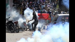 Watch Dozens injured in Downtown Srinagar clashes Video