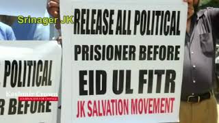 Watch Salvation movement workers protest demanding release of political prisoners.(Video Report By Tawqeer Video