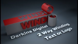 Watch Winding Text on Surface in 2 Way using Cinema 4D Tutorial Video