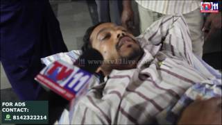 Watch ACCIDENT DUE TO  WRONG SIDE DRIVING AT MOZAMJAHI MARKET TV11 NEWS 10TH MAR 2017 Video