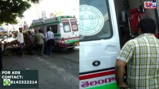 Watch GIRL INJURED BY SPEEDING BIKE AT SR NAGAR TV11 NEWS 11TH MAR 2017 Video