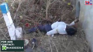 Watch MAN DIED IN ACCIDENT AFTER HITTING ROAD DIVIDER AT KOHEDA TV11 NEWS 11TH MAR 2017 Video
