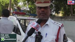 Watch DRUNK AND DRIVE CHECK  DAYTIME ON EVE OF HOLI FESTIVAL BAHADURPURA PS LIMIT TV11 NEWS 12TH MAR 2017 Video