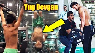 Watch Ajay Devgn's Son Yug Devgan Challenges Young India For #HumFitTohIndiaFit Fitness Challenge Video