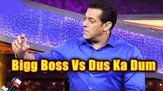 Watch Salman Khan Reaction On Bigg Boss Vs Dus Ka Dum TRP | Dus Ka Dum 3 Press Conference Video