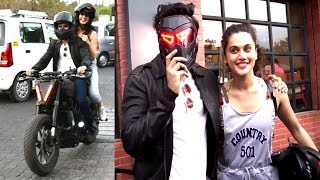 Watch Harshvardhan Kapoor And Taapsee Pannu Take BiKe Ride To Promote â€˜Bhavesh Joshi Superheroâ€™ Video