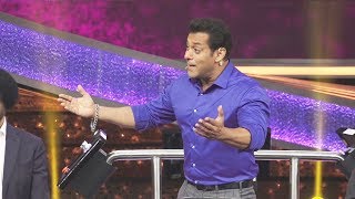 Watch Salman Khan Sings SELFISH SONG From Race 3 For A Female Reporter | Dus Ka Dum 3 Launch Video