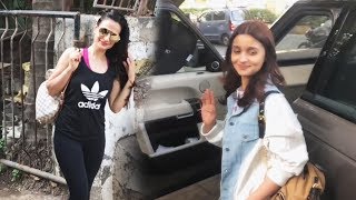Watch Alia Bhatt And Amisha Patel Spotted At Juhu Video