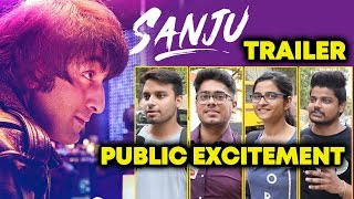 Watch SANJU TRAILER | Public Excitement | Ranbir Kapoor, Sanjay Dutt Video