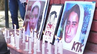 Watch Family of Asiya and Neelofar protest in Srinagar to demand justice Video