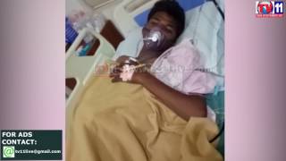 Watch ROAD ACCIDENT AT VASANTHNAGAR KUKATPALLY PS TV11 NEWS 27TH MAR 2017 Video