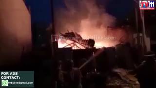 Watch FIRE ACCIDENT  AT FURNITURE  GODOWN  AT HABEEBNAGAR PS TV11 NEWS 28TH MAR 20917 Video
