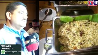 Watch KATRIYA HOTEL SERVES BAD FOOD AT BIRTH DAY PARTY SOMAJIGUDA TV11 NEWS 29TH MAR 2017 Video