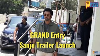 Watch Ranbir Kapoor GRAND Entry - Sanju OFFICIAL Trailer Launch Video