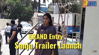 Watch Sonam Kapoor Ahuja GRAND Entry - Sanju OFFICIAL Trailer Launch Video