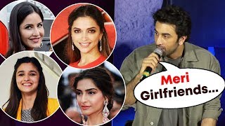 Watch Ranbir Kapoor TALKS On His Ex Girlfriends At Sanju Trailer Launch Video