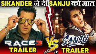 Watch Salman Khan's RACE 3 Trailer BEATS Ranbir's SANJU Trailer Video