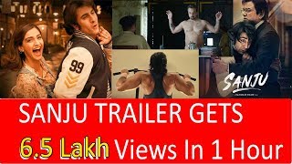 Watch SANJU Trailer Gets Record Breaking Views 1 Hour On Social Media Video