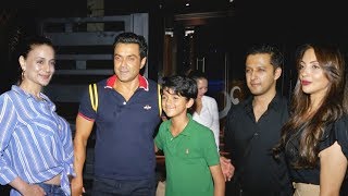 Watch Bobby Deol Family, Amisha Patel And Vatsal Sheth Spotted At Yauatcha Video