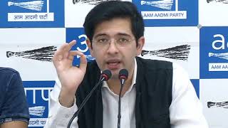 Watch AAP Spokesperson Raghav Chadda Briefs on CBI Raid at Satyendra Jain's House Video